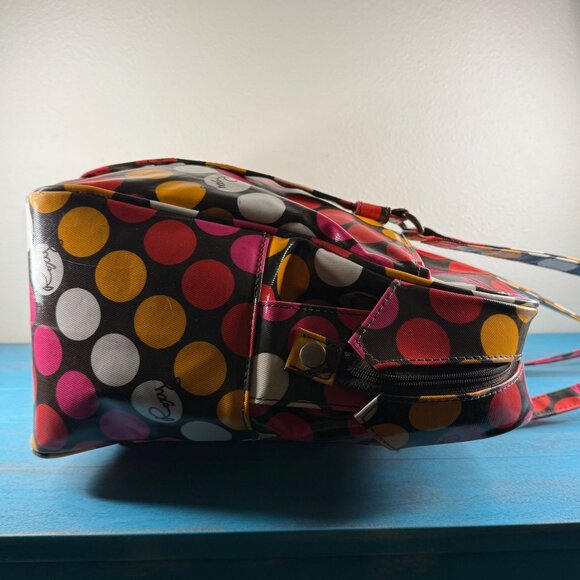 Roxy Carry On Weekend Overnight Bag Vintage Y2k Coated Vinyl - Picture 3 of 11